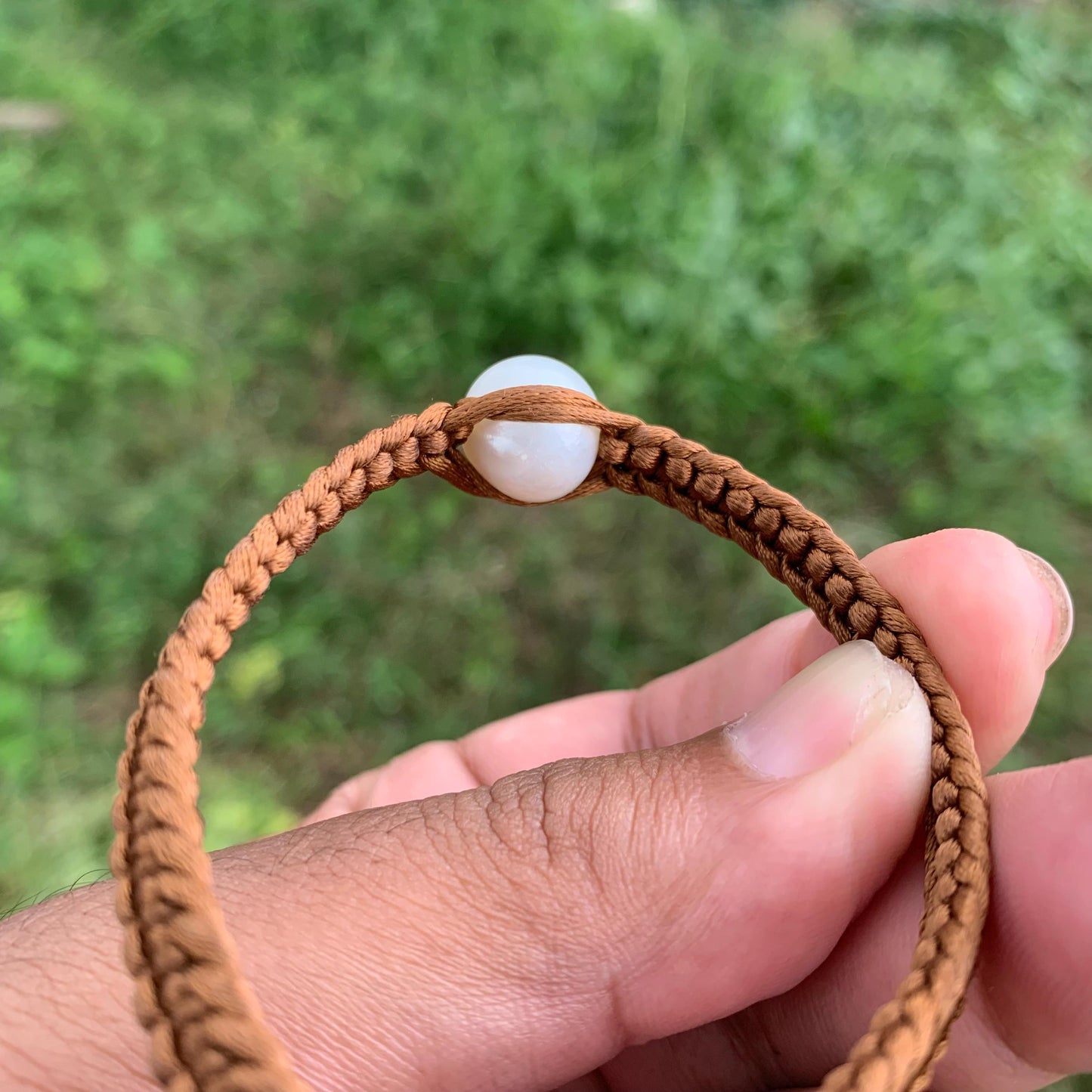 Handmade Bracelet With Indonesia South Sea Pearl BoZorX Size 11.5mm R-12