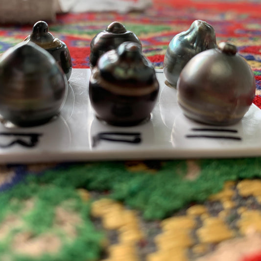 14-15mm Loose Black Saltwater Pearl Black Seawater Pearl Tahitian Baroque Pearl Tahitian Pearl Beads BoZorX Black Pearl BT-13