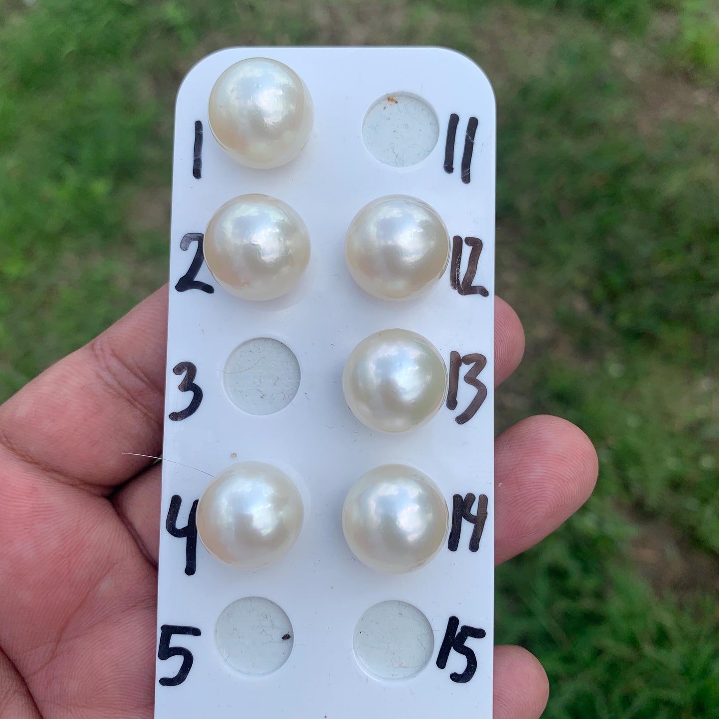 15.1-15.8mm Loose Indonesia White Sea Pearl White South Sea Pearl BoZorX HB-R