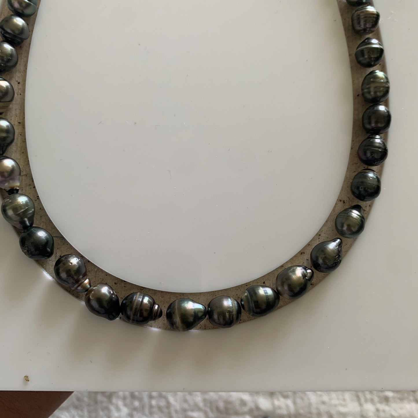 Tahitian Pearl Necklace Black Pearl Necklace Baroque Pearl Necklace Pearl Necklace Seawater pearl Necklace 8mm BoZorX
