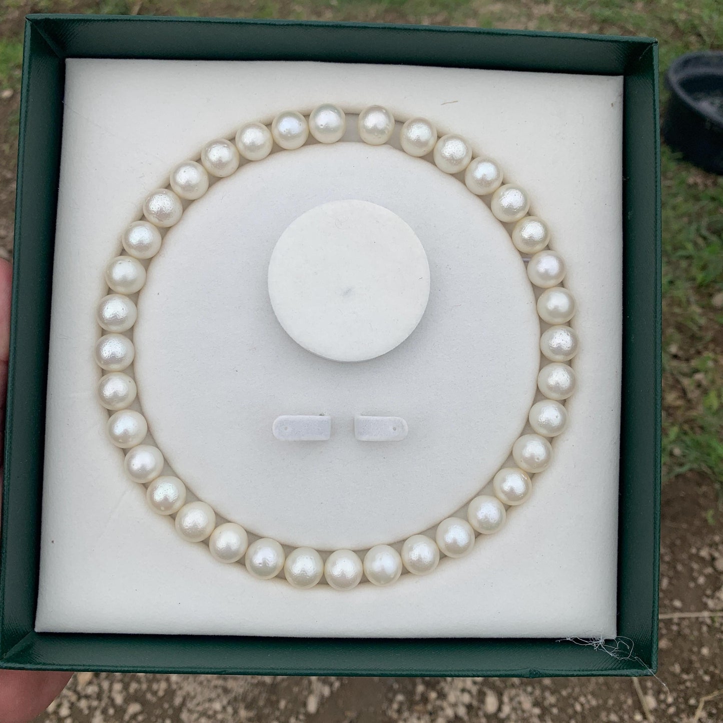 Indonesian White South Sea Pearl Necklace Saltwater Pearl Necklace Seawater Pearl Necklace 12-12.4mm GR-10