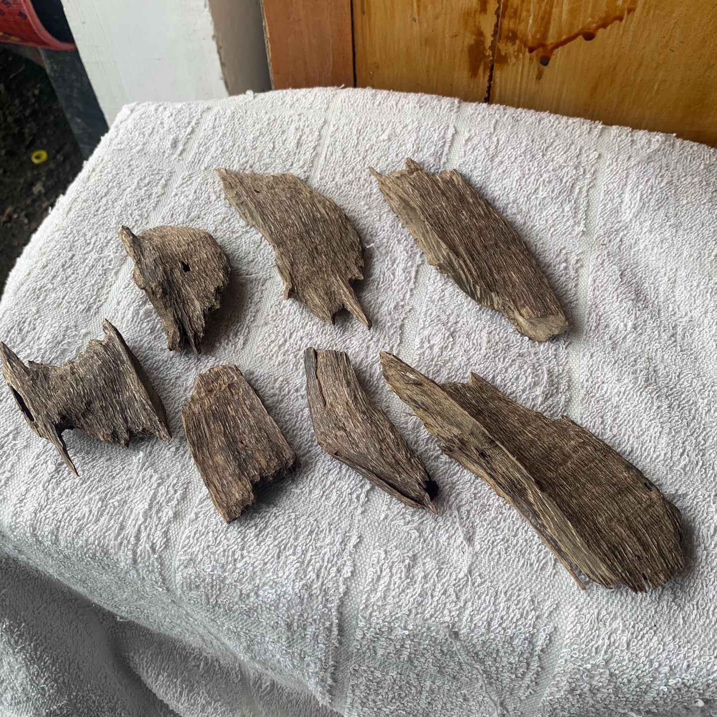 Agarwood Chips 沉香 Chénxiāng Oud Incense Oudh Xiāng Kyara Kynam Aloeswood Kinam 奇楠 qí nán 沈香 Jinkō Englewood 50 Grams العود Small Chips C3