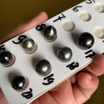 Loose Black Saltwater Pearl Black Seawater Pearl Tahitian Baroque Pearl Tahitian Pearl Beads BoZorX Black Pearl (Baru)