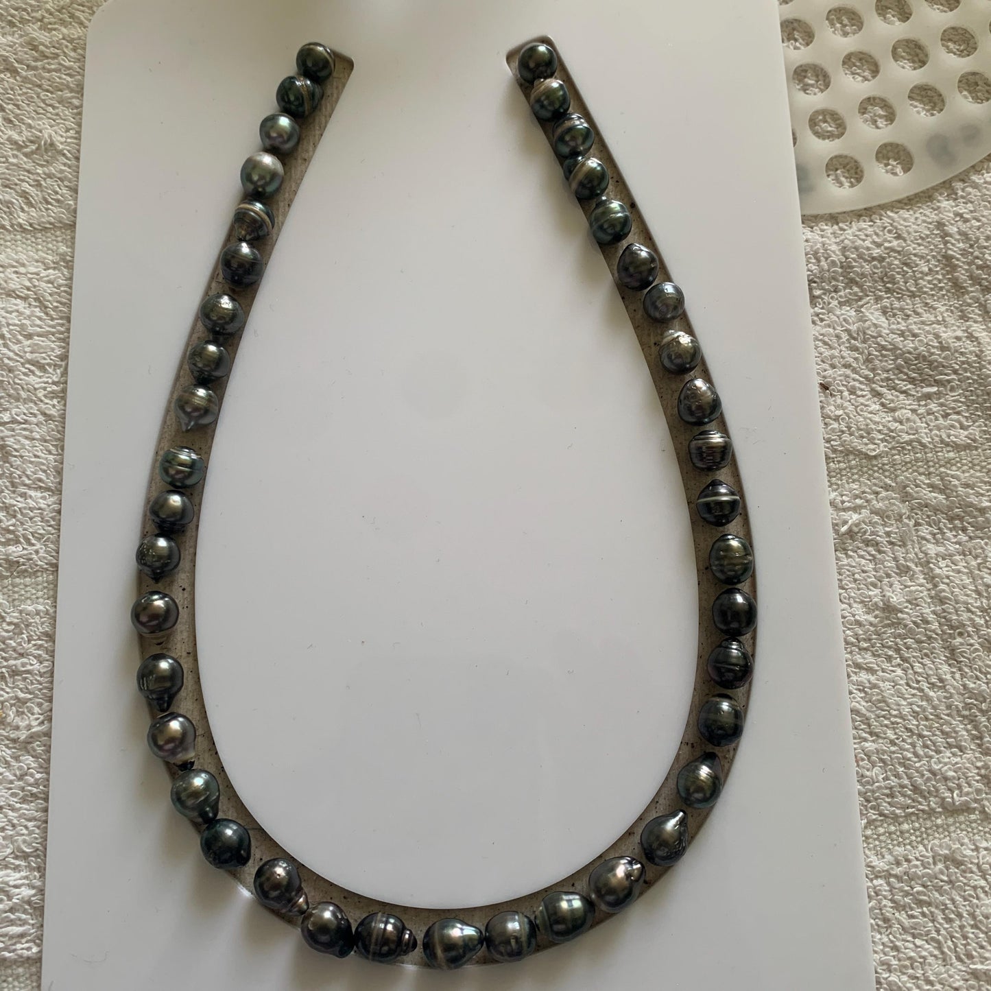 Tahitian Pearl Necklace Black Pearl Necklace Baroque Pearl Necklace Pearl Necklace Seawater pearl Necklace 8mm BoZorX