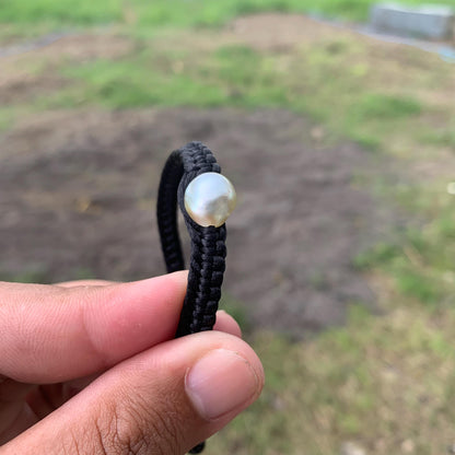 Handmade Bracelet With Indonesia South Sea Pearl BoZorX Size 10.5mm R-9