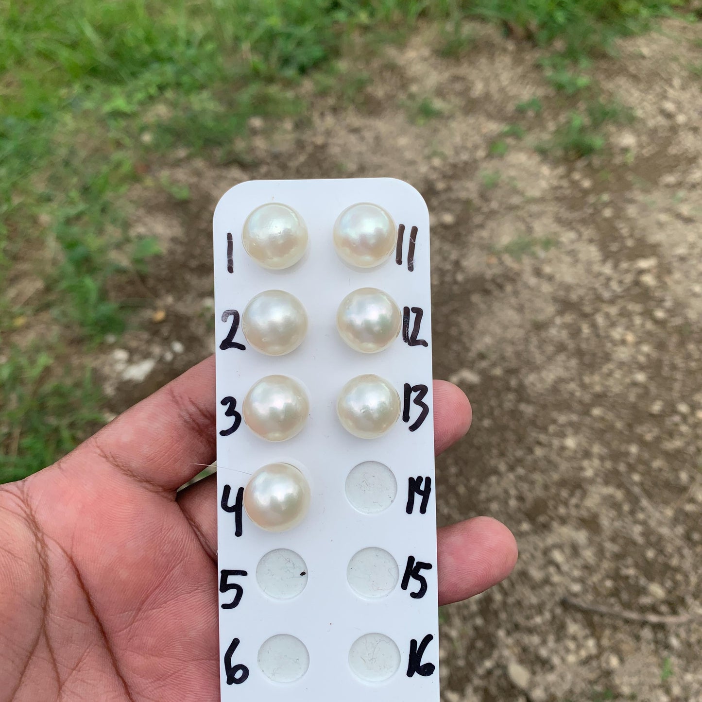 Large South Sea Pearl Beads: Genuine Indonesian Loose Pearls (14.4-14.9mm) HB-R3