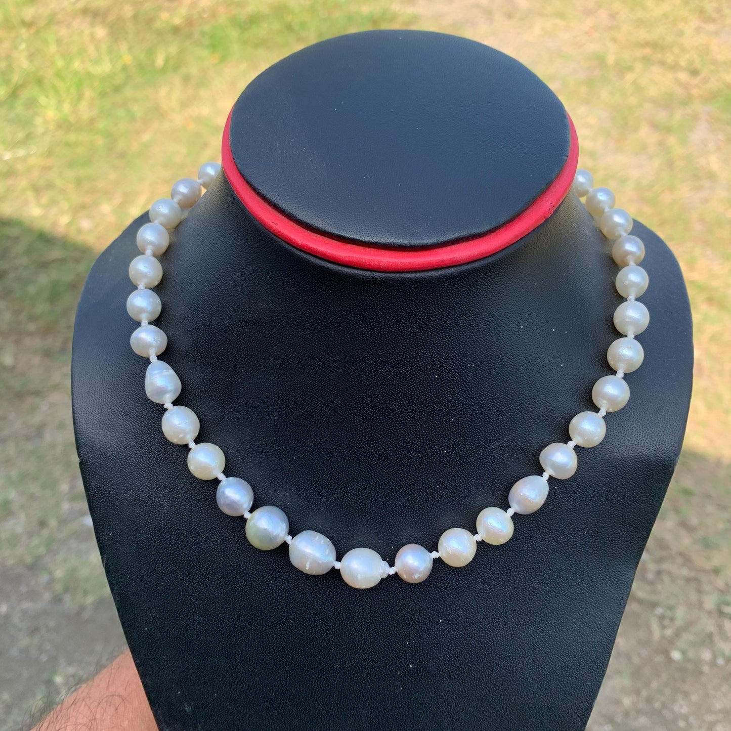 Genuine South Sea Pearl Necklace (7.5-10.8mm, 41cm)
