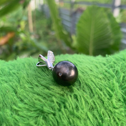 13.5mm South Sea Pearl Pendant Real Saltwater Pearl L-1