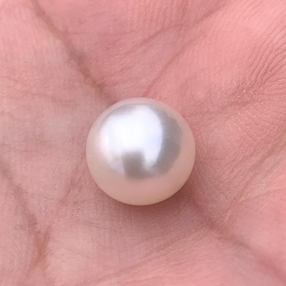 Loose White South Sea Pearl Beads Sea Pearl Beads High Grade Loose Saltwater Pearl Bead