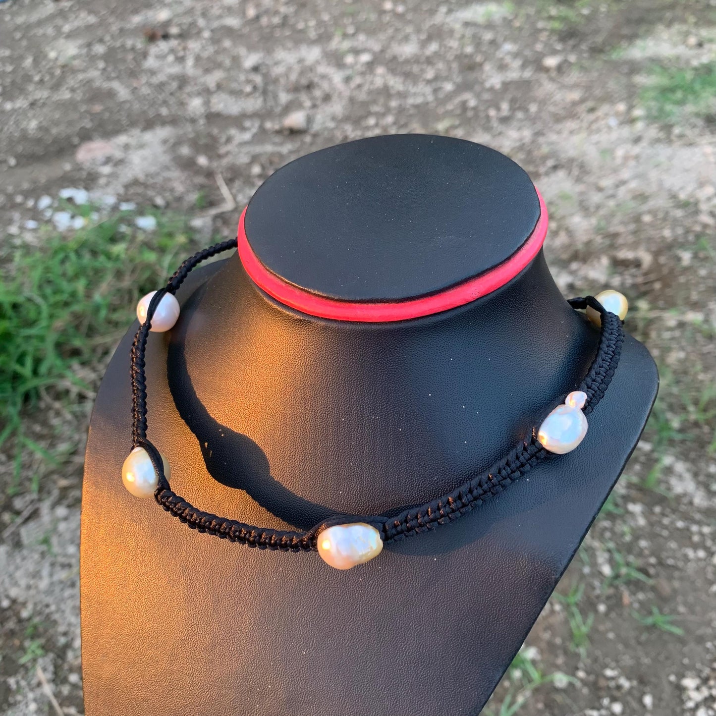 Indonesia South Sea Pearl seawater pearl Choker Necklace Pearl Size 12.5-13.5mm BoZorX CK-2