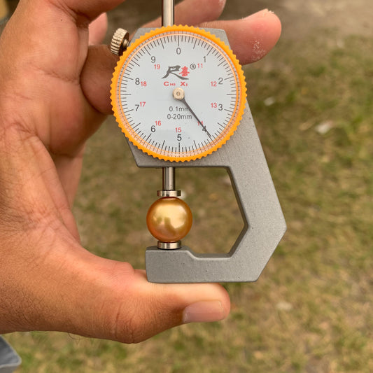 14mm Golden South Sea Button Pearl High Grade Loose Saltwater Pearl PP4-1