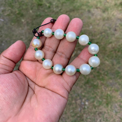 Real South Sea Pearl Bracelet 11-12.5mm Saltwater Pearl GR-19