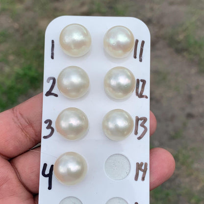 Large South Sea Pearl Beads: Genuine Indonesian Loose Pearls (14.4-14.9mm) HB-R3