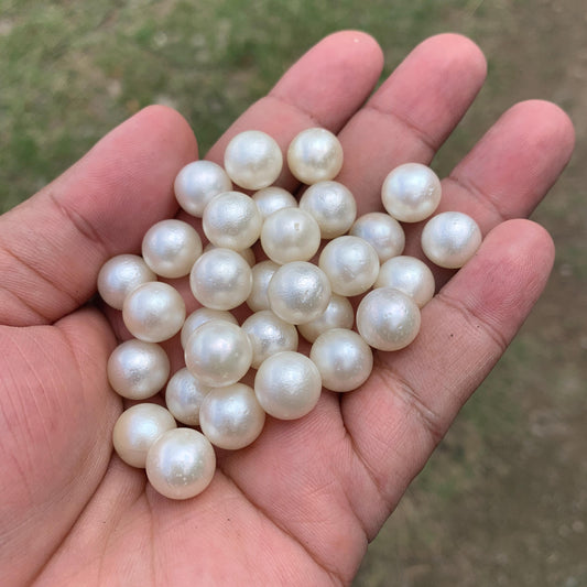 31 Pcs 11-11.4mm Indonesia Loose South Sea Pearl Seawater Pearl Beads Special edition Pearl BoZorX GR-21