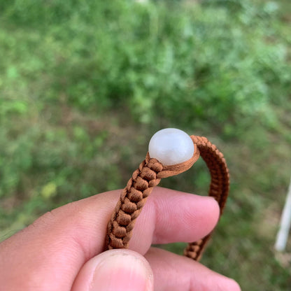 Handmade Bracelet With Indonesia South Sea Pearl BoZorX Size 11.5mm R-12