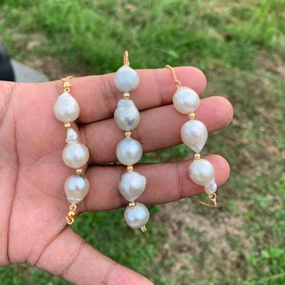 South Sea Pearl Bracelet Indonesian Saltwater Pearl Jewelry B-1