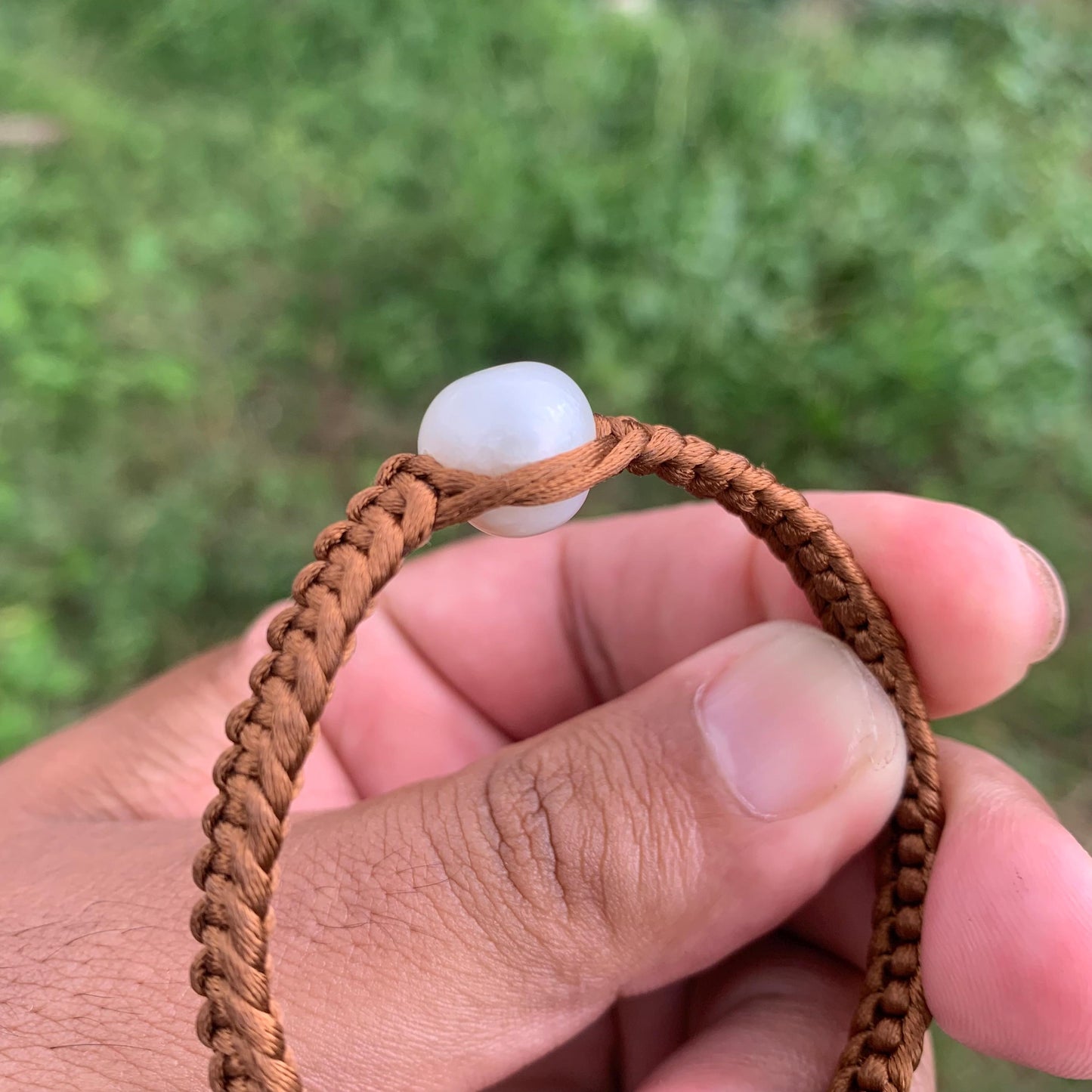 Handmade Bracelet With Indonesia South Sea Pearl BoZorX Size 11.5mm R-12