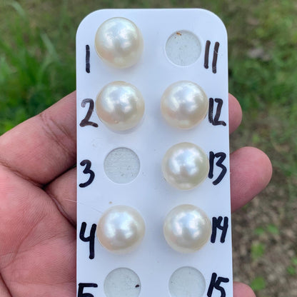 15.1-15.8mm Loose Indonesia White Sea Pearl White South Sea Pearl BoZorX HB-R