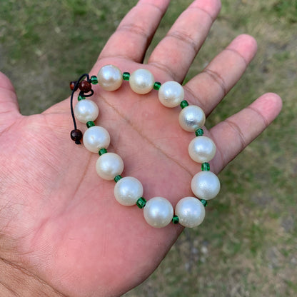 Real South Sea Pearl Bracelet 11-12.5mm Saltwater Pearl GR-19