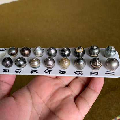 14-15mm Loose Black Saltwater Pearl Black Seawater Pearl Tahitian Baroque Pearl Tahitian Pearl Beads BoZorX Black Pearl BT-13