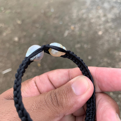 Handmade Bracelet With Indonesia South Sea Pearl BoZorX Pearl Size 10mm R-18