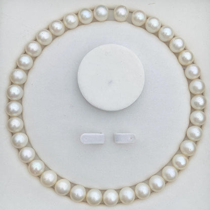 Indonesian White South Sea Pearl Necklace Saltwater Pearl Necklace Seawater Pearl Necklace 12-12.4mm GR-10