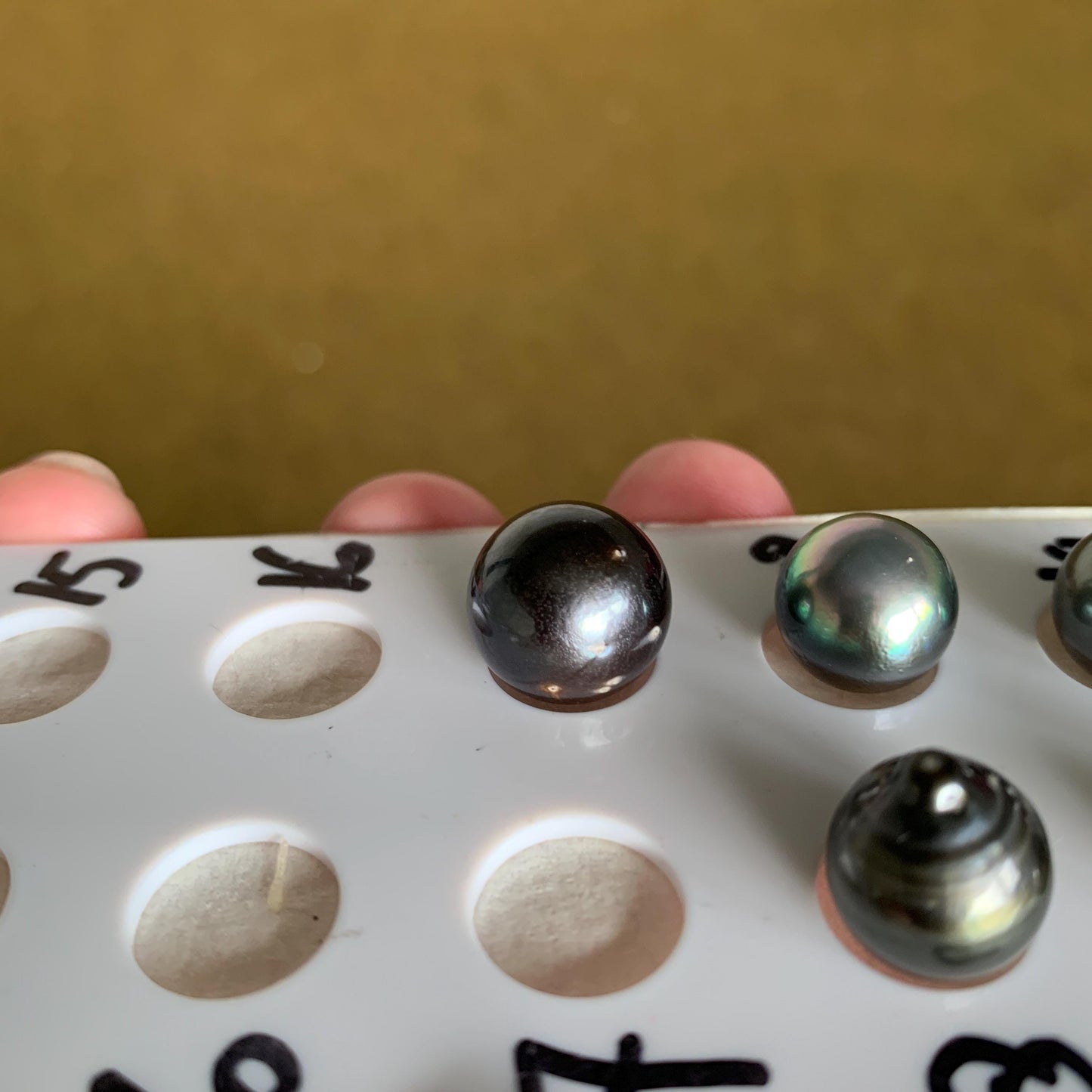 Loose Black Saltwater Pearl Black Seawater Pearl Tahitian Baroque Pearl Tahitian Pearl Beads BoZorX Black Pearl (Baru)