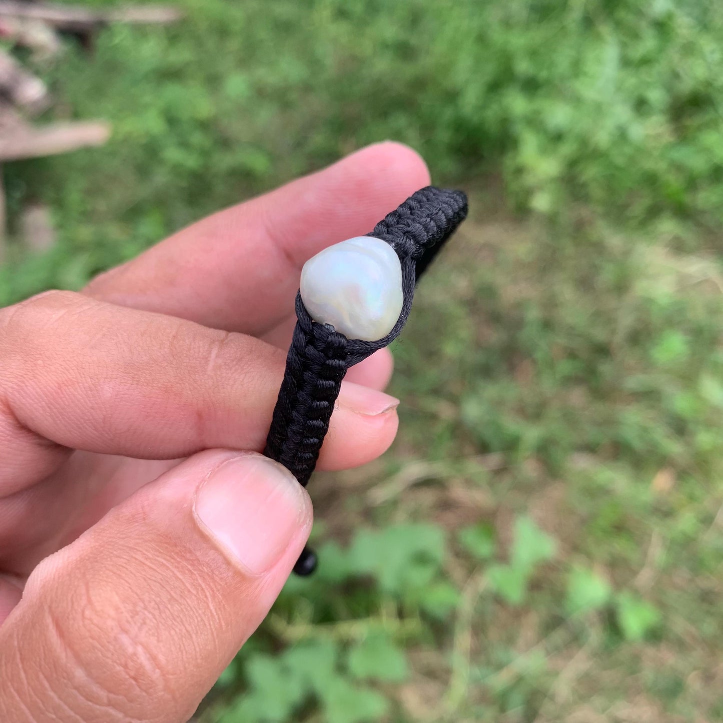 Handmade Bracelet With Indonesia South Sea Pearl BoZorX Pearl Size 11mm R-7