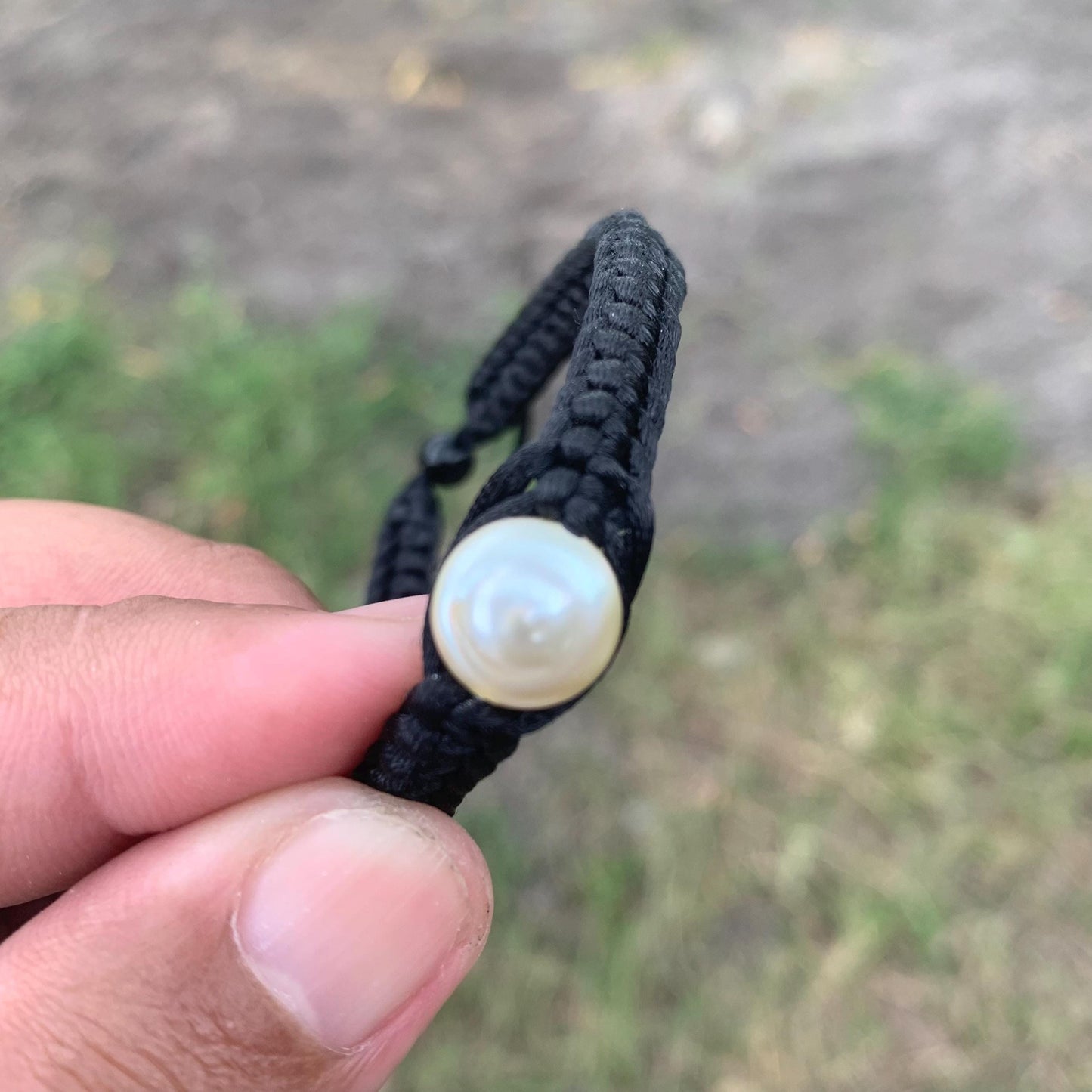 Handmade Bracelet With Indonesia South Sea Pearl BoZorX Size 10.5mm R-10