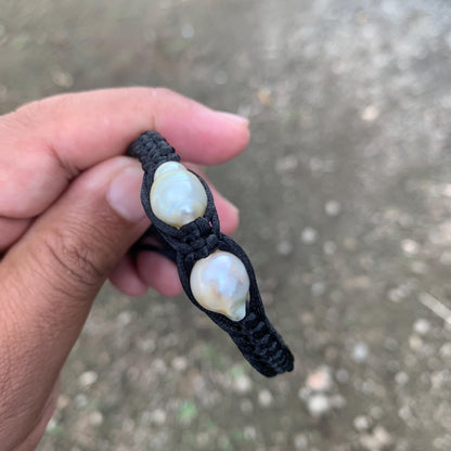 Handmade Bracelet With Indonesia South Sea Pearl BoZorX Pearl Size 10mm R-18