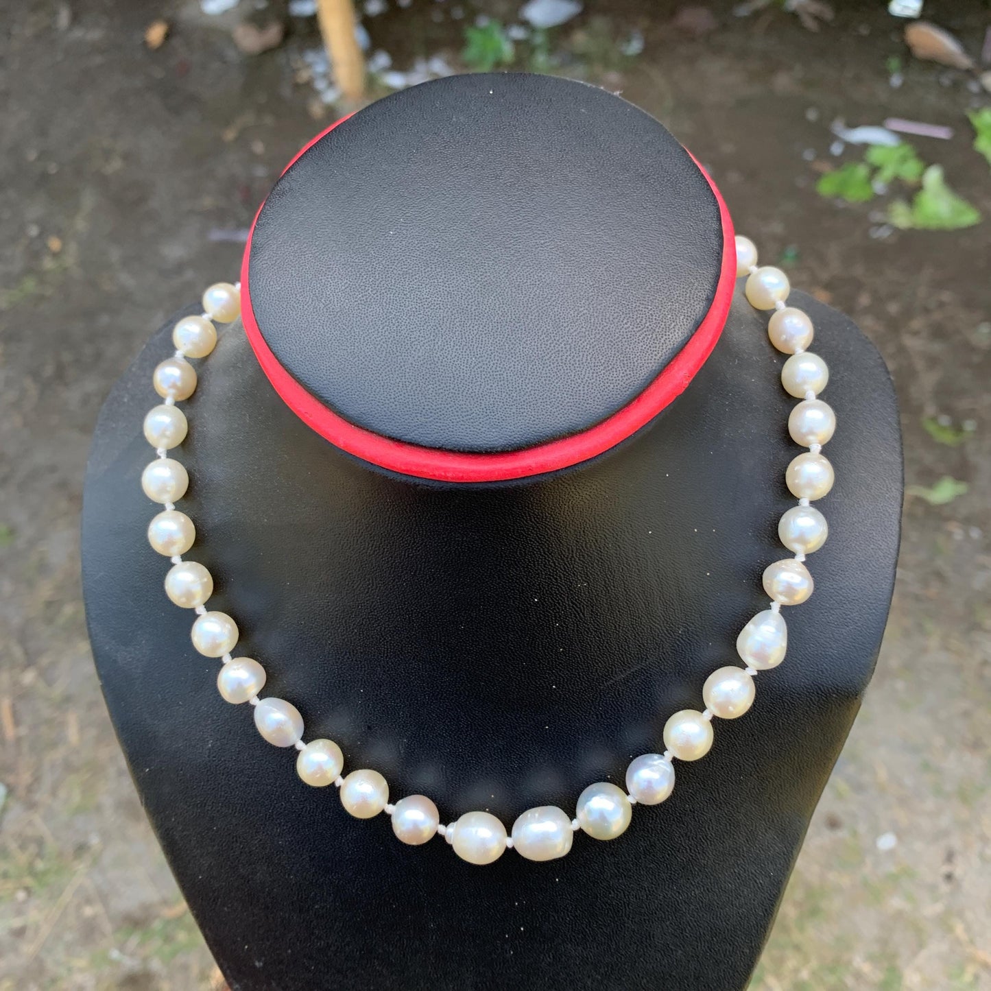 Genuine South Sea Pearl Necklace (7.5-10.8mm, 41cm)