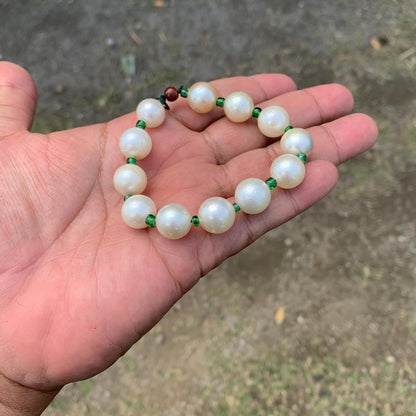 Real South Sea Pearl Bracelet 11-12.5mm Saltwater Pearl GR-19