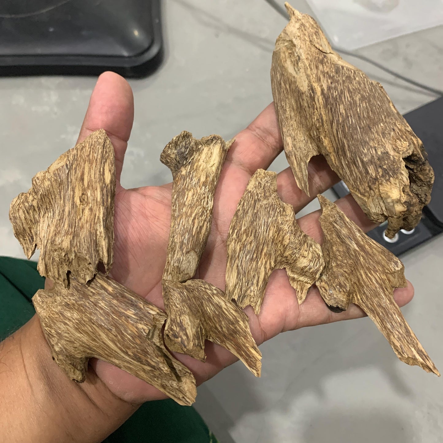 Agarwood Chips Chénxiāng Oud Incense Oudh Xiāng Kyara Kynam Aloeswood Kinam qí nán Jinkoh Englewood Grams  Solid Wood