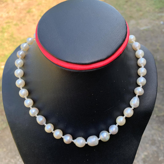 Genuine South Sea Pearl Necklace (7.5-10.8mm, 41cm)