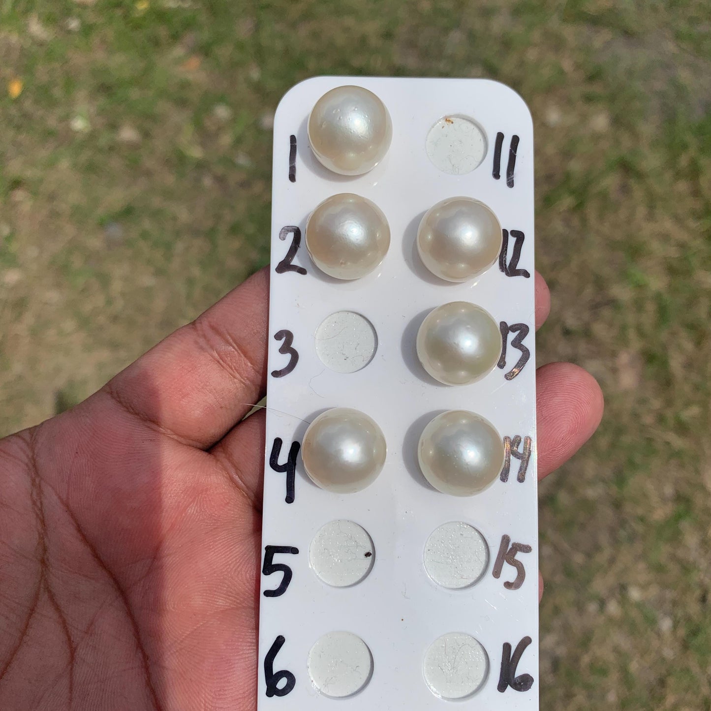 15.1-15.8mm Loose Indonesia White Sea Pearl White South Sea Pearl BoZorX HB-R