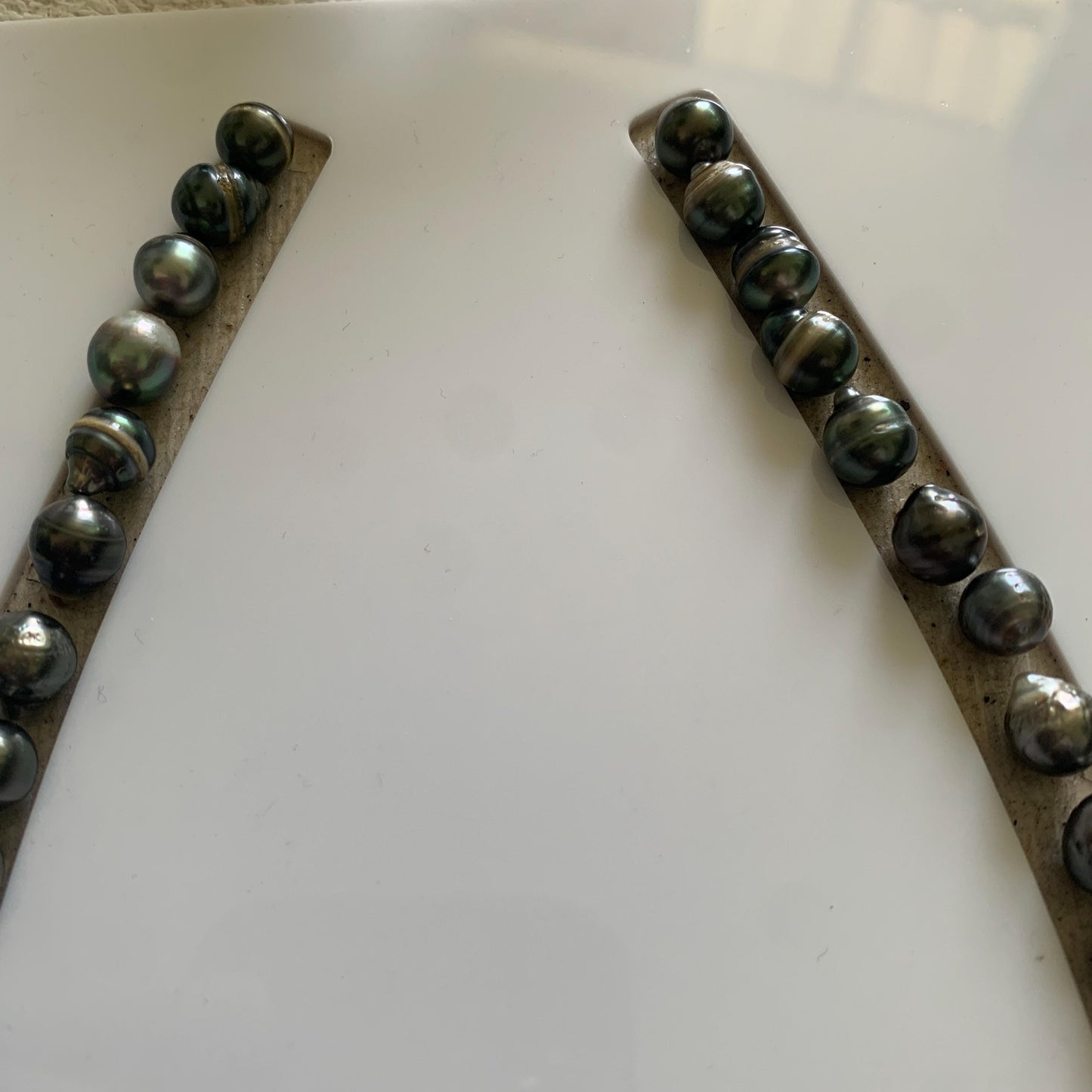 Tahitian Pearl Necklace Black Pearl Necklace Baroque Pearl Necklace Pearl Necklace Seawater pearl Necklace 8mm BoZorX