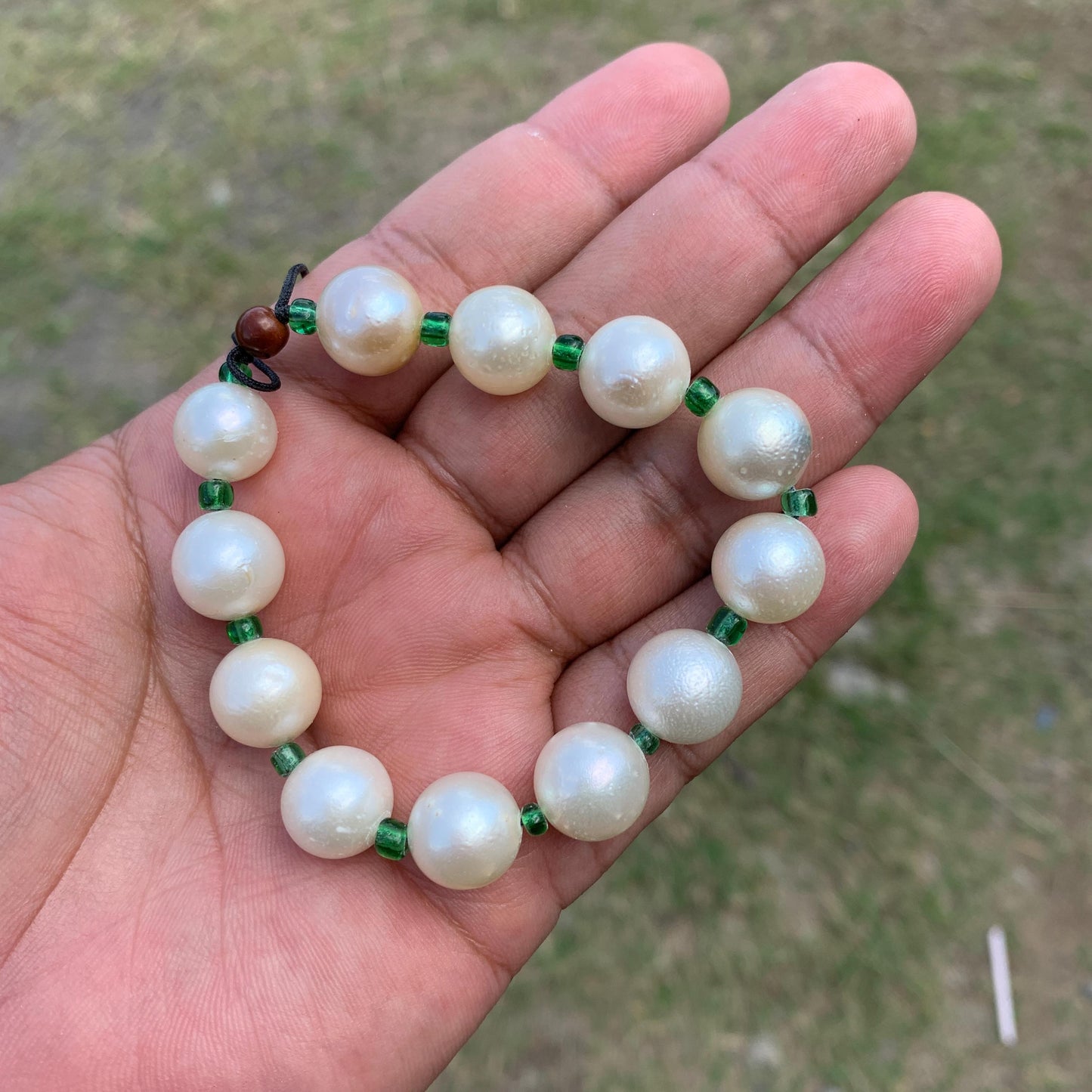 Real South Sea Pearl Bracelet 11-12.5mm Saltwater Pearl GR-19