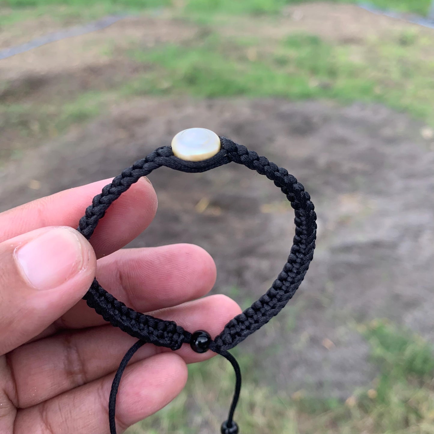 Handmade Bracelet With Indonesia South Sea Pearl BoZorX Size 10.5mm R-10