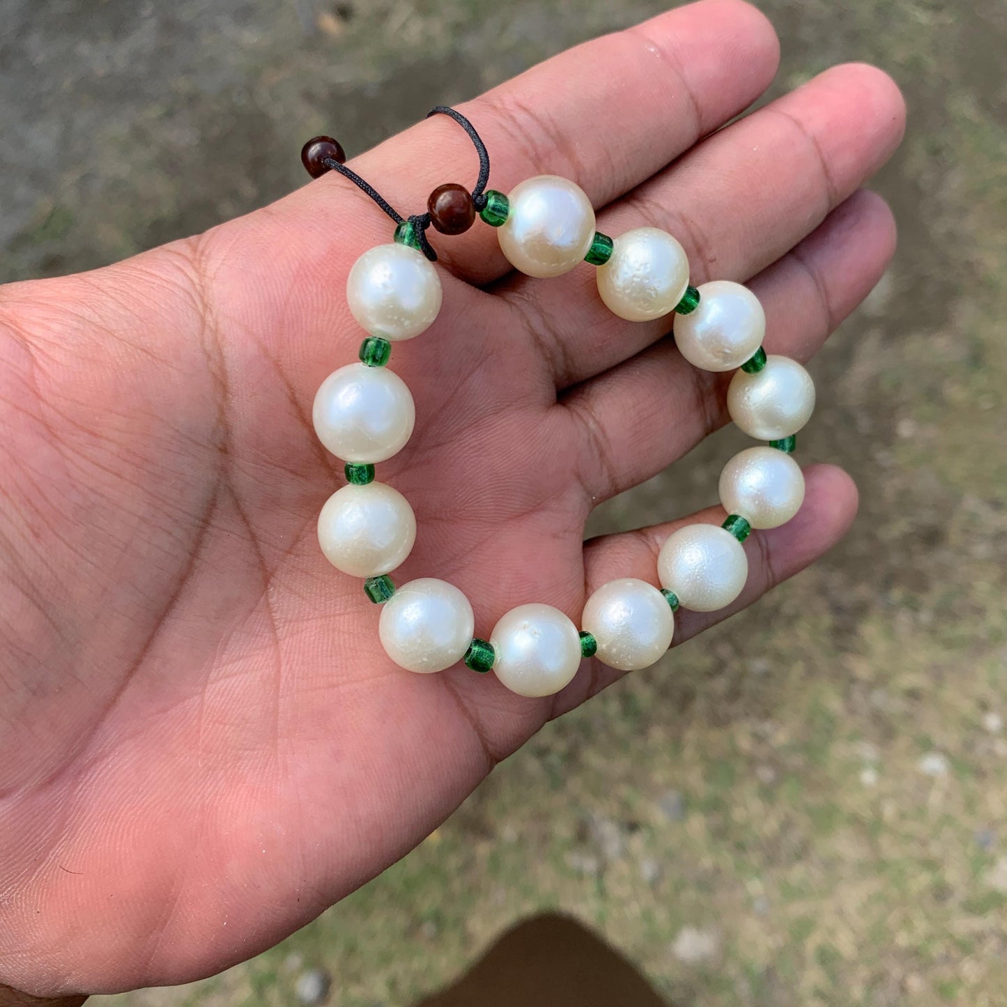 Real South Sea Pearl Bracelet 11-12.5mm Saltwater Pearl GR-19