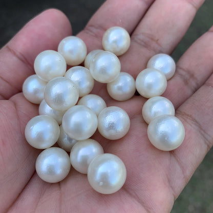 23 Pieces 11.69-11.9mm Indonesia Loose South Sea Pearl Seawater Pearl Beads Special edition Pearl BoZorX GR-22