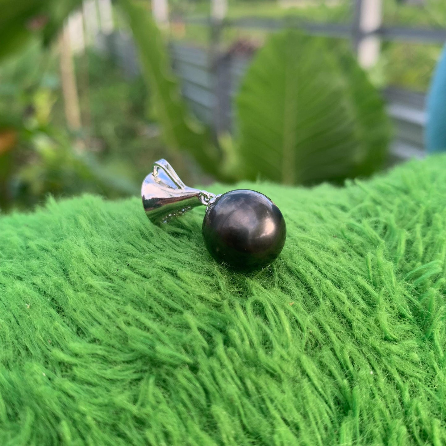 13.5mm South Sea Pearl Pendant Real Saltwater Pearl L-1