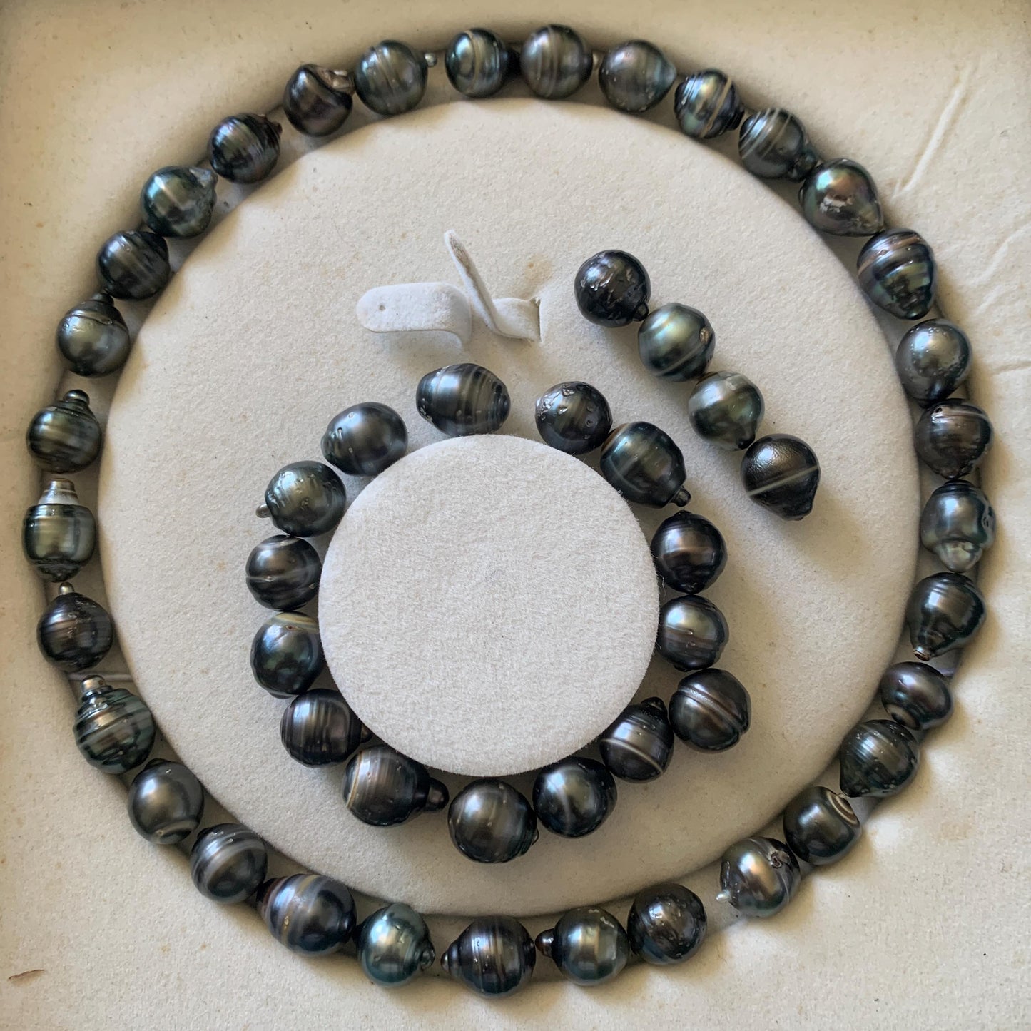 11mm Loose Saltwater Tahitian Black Pearl Baroque Beads BoZorX BT-10