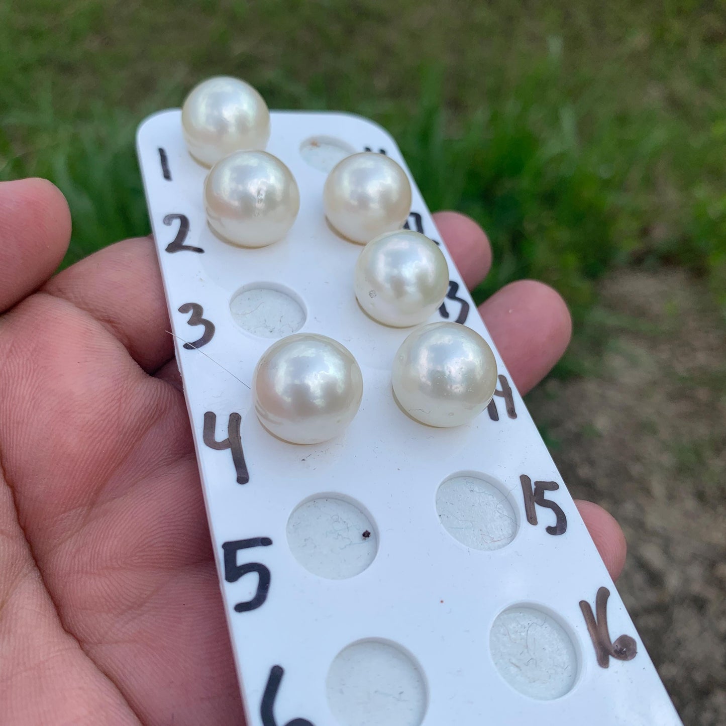 15.1-15.8mm Loose Indonesia White Sea Pearl White South Sea Pearl BoZorX HB-R