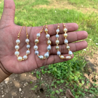 Real South Sea Pearl Bracelet Seawater Saltwater Pearl, BoZorX D-4