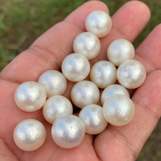 13-13.4mm Indonesia Loose South Sea Pearl Seawater Pearl Beads Special edition Pearl BoZorX BL-1