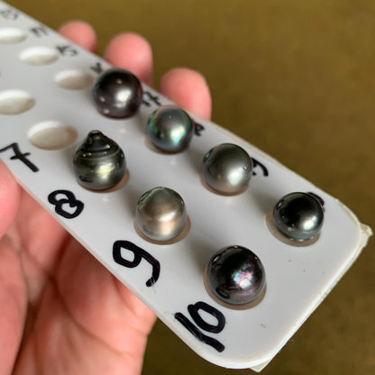 Loose Black Saltwater Pearl Black Seawater Pearl Tahitian Baroque Pearl Tahitian Pearl Beads BoZorX Black Pearl (Baru)