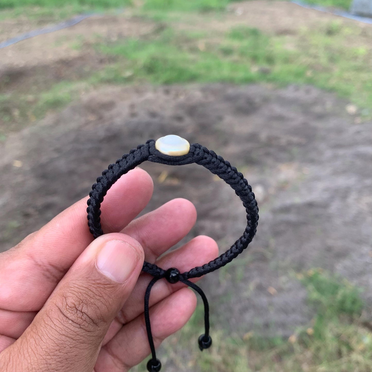 Handmade Bracelet With Indonesia South Sea Pearl BoZorX Size 10.5mm R-10