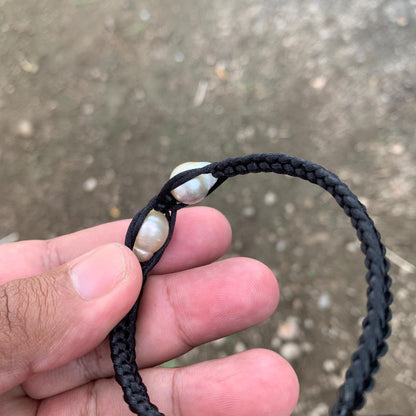 Handmade Bracelet With Indonesia South Sea Pearl BoZorX Pearl Size 10mm R-18