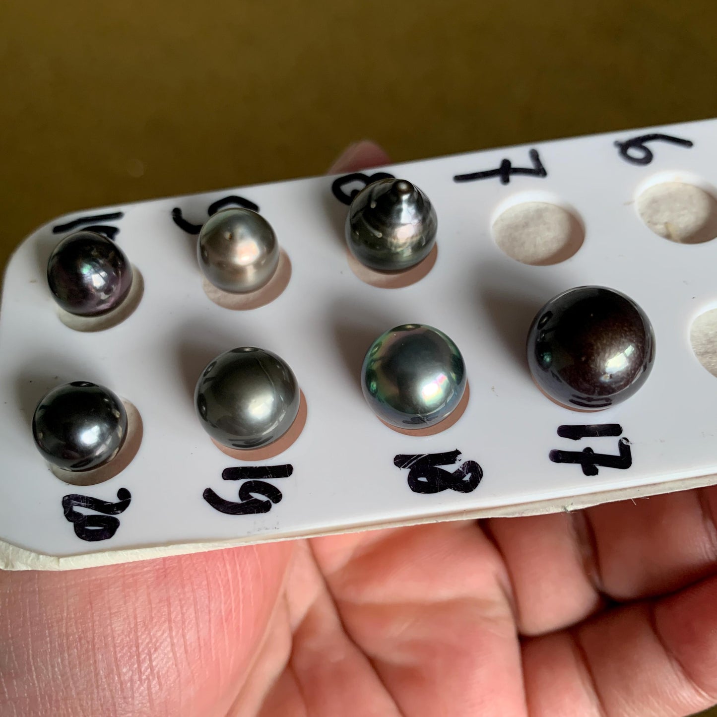 Loose Black Saltwater Pearl Black Seawater Pearl Tahitian Baroque Pearl Tahitian Pearl Beads BoZorX Black Pearl (Baru)