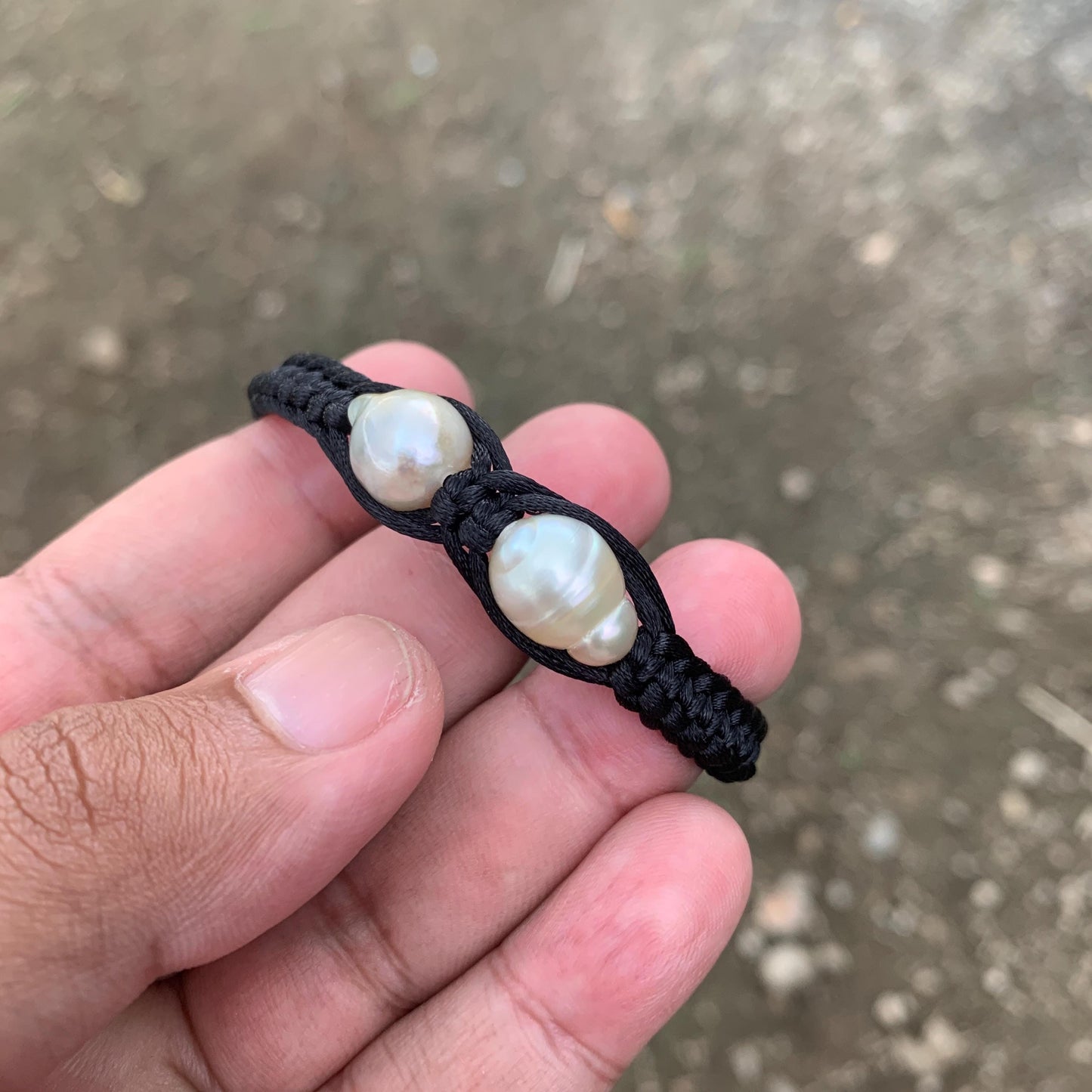 Handmade Bracelet With Indonesia South Sea Pearl BoZorX Pearl Size 10mm R-18